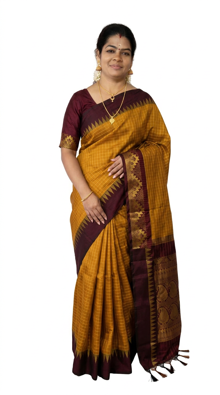 Mayas Kalyani Cotton Sarees code 04